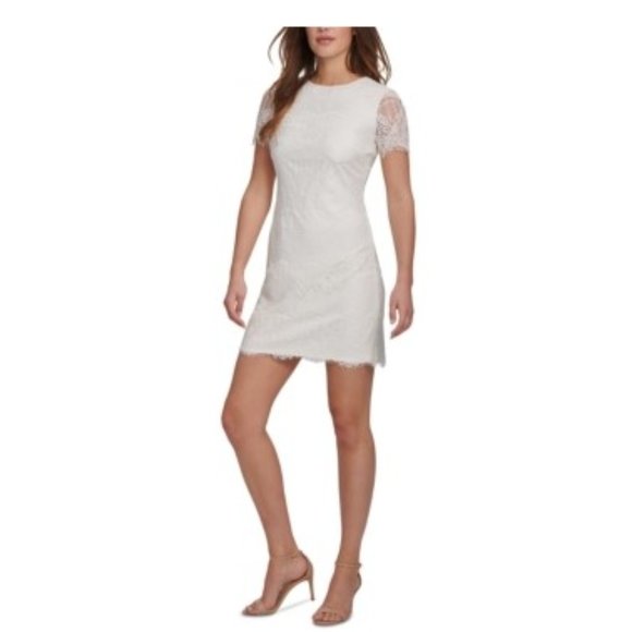 Kensie Dresses & Skirts - kensie Scallop Lace Sheath Dress